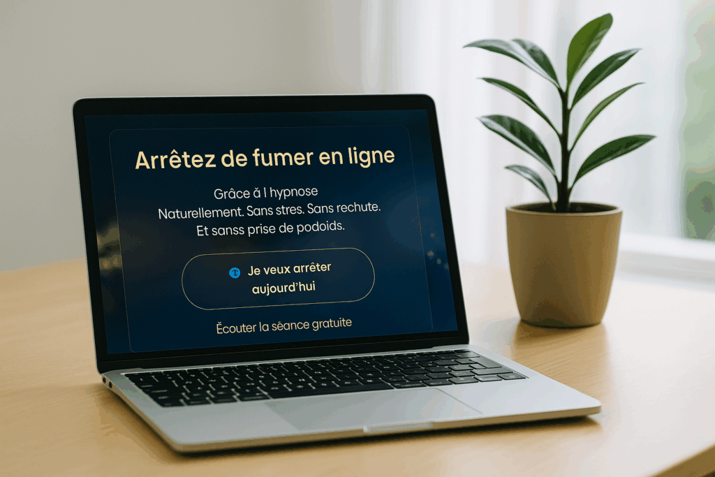 Site hypnose-tabac.com proposant des séances d’hypnose pour arrêter de fumer.